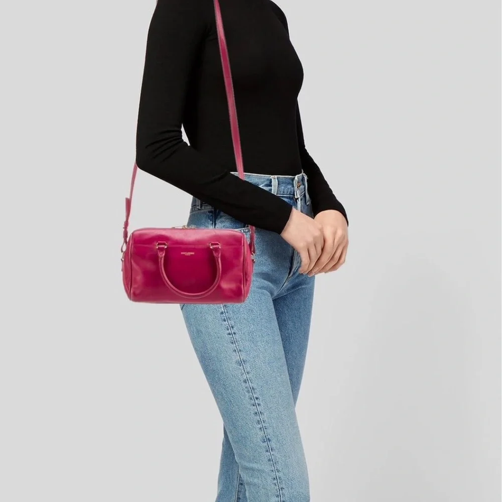 Saint Laurent Pink Mini Duffel Bag - Picture 3 of 14